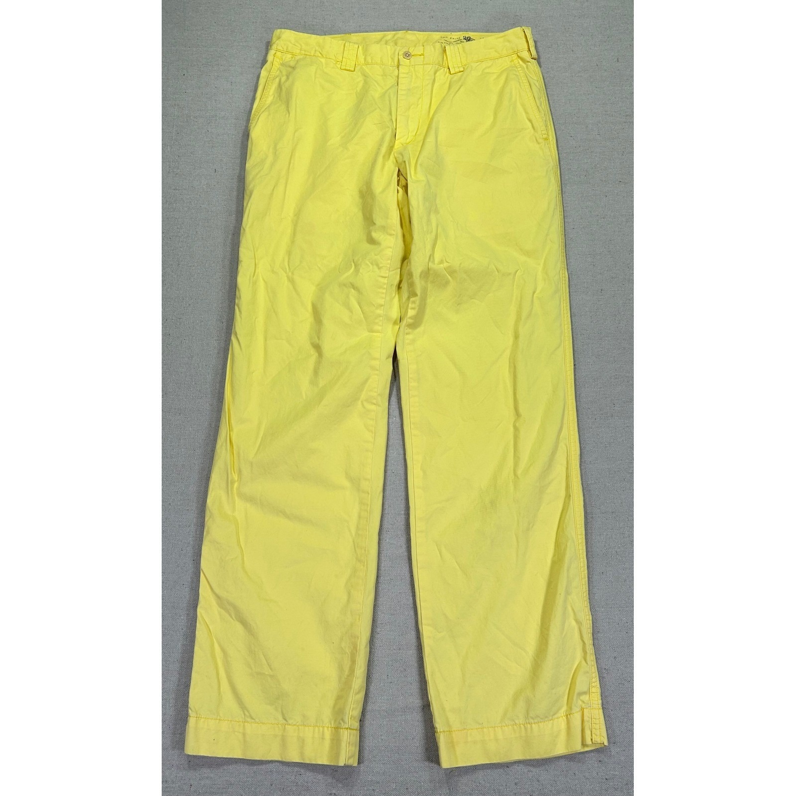 Vintage Polo Ralph Lauren Men's 32 Yellow Suffield Chino Golf Pants